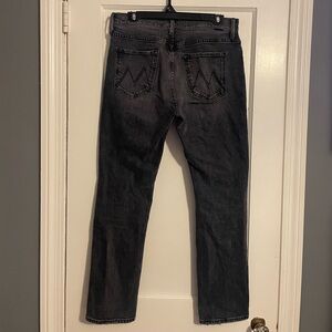MOTHER High Waisted Hiker Hoover Black Jeans Women’s Size 29